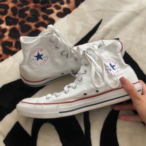 White High Top Converse